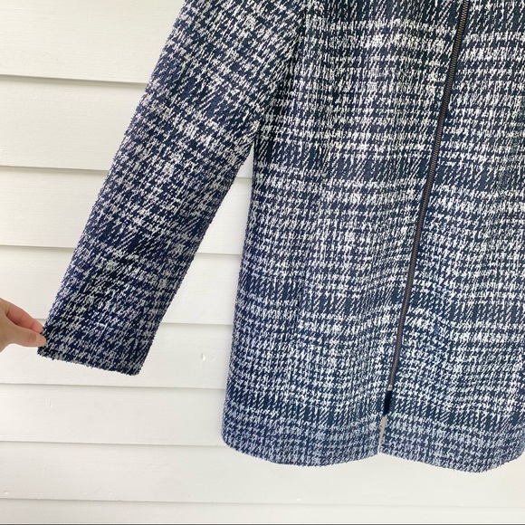 NEW Ann Taylor Houndstooth Collarless Jacket - Picture 4 of 8